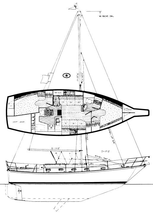 35 ft island packet sailboat